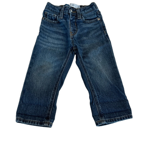4/20$ Old Navy Toddler Boys Loose Fit Blue Denim Jeans size 2T